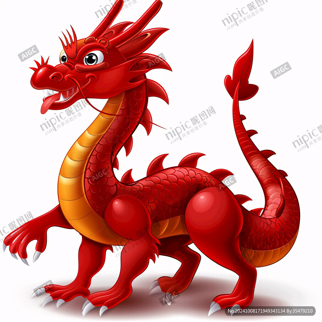 原創(chuàng)卡通中國(guó)龍