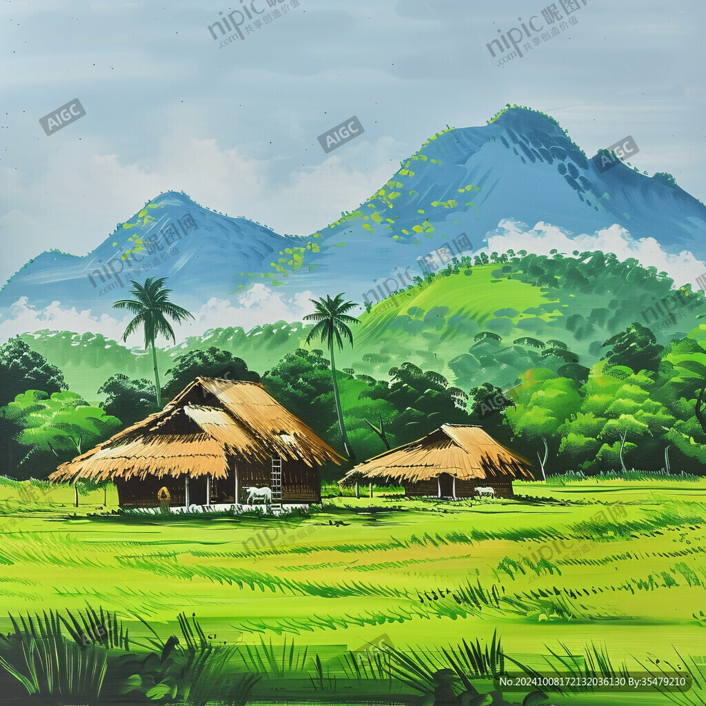 茅屋景觀