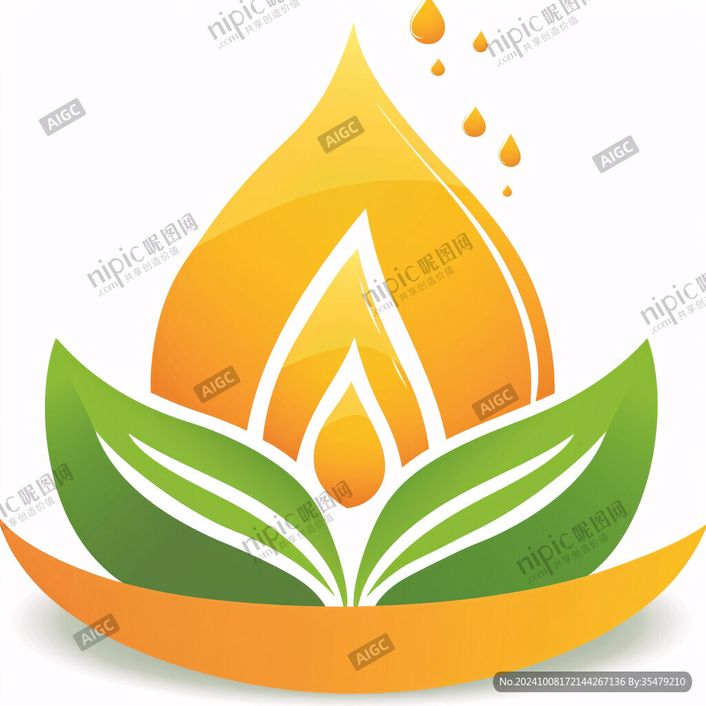 天然油logo