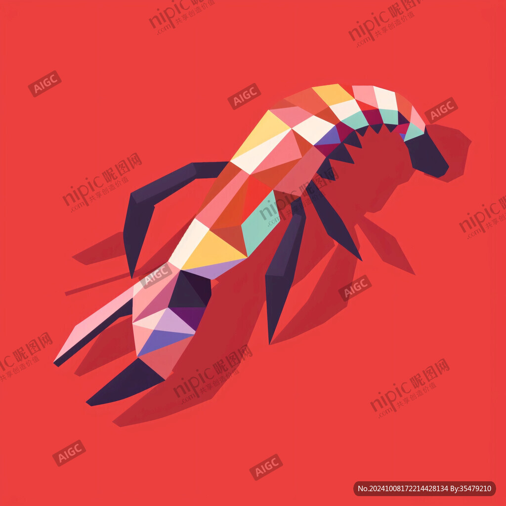 皮皮蝦插畫