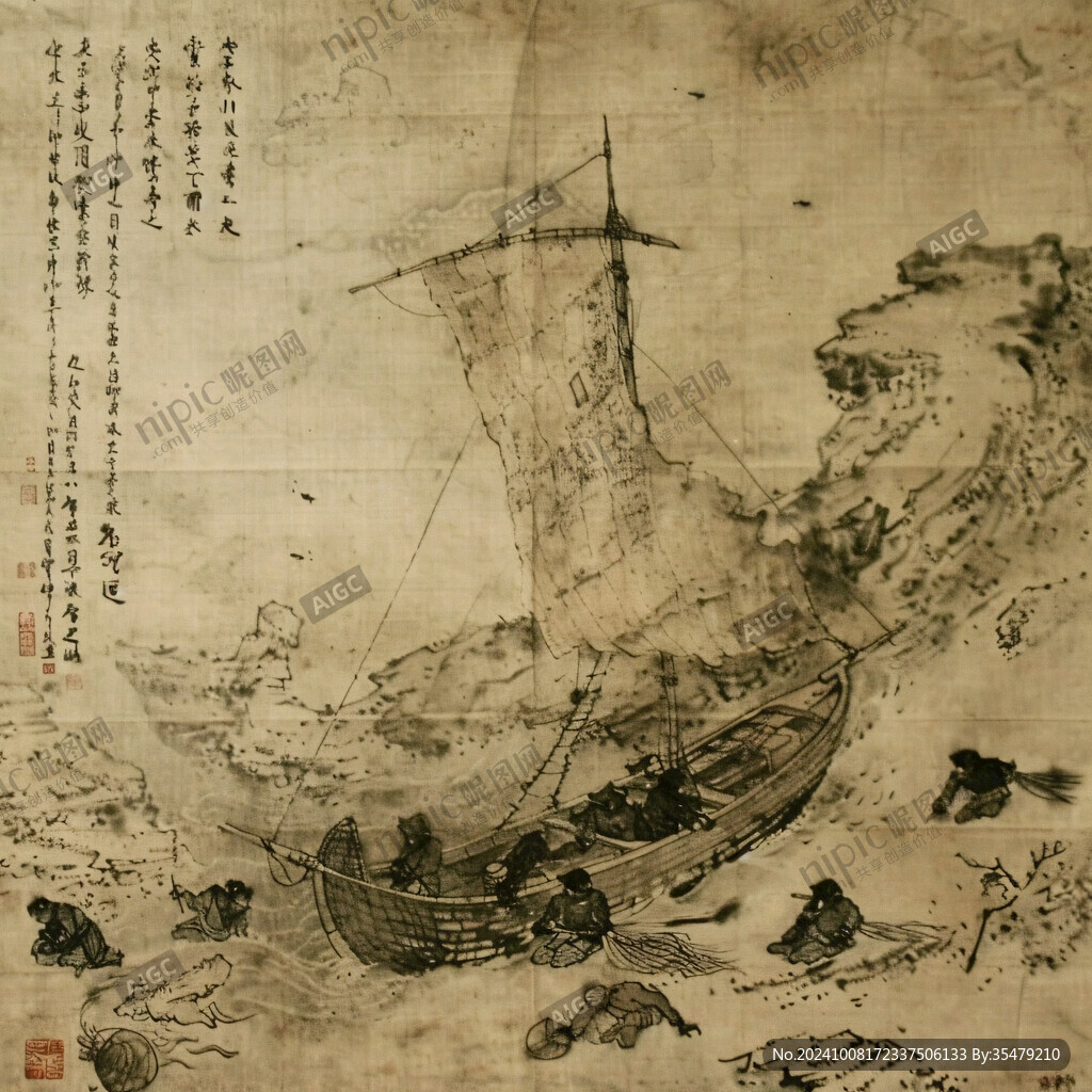 清朝水師船圖