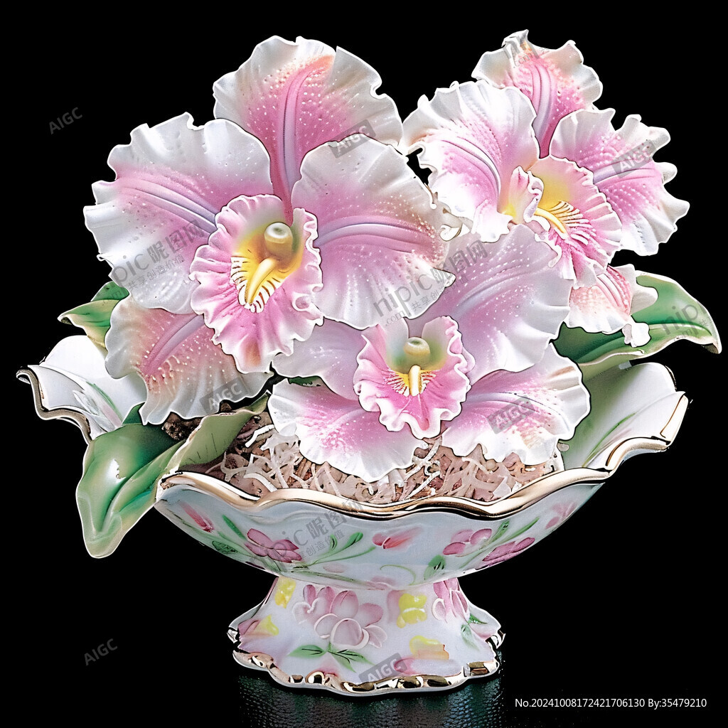 歐式花卉擺件
