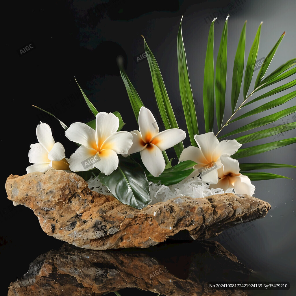石頭鮮花