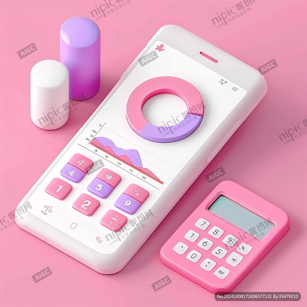 原創卡通計算器形象