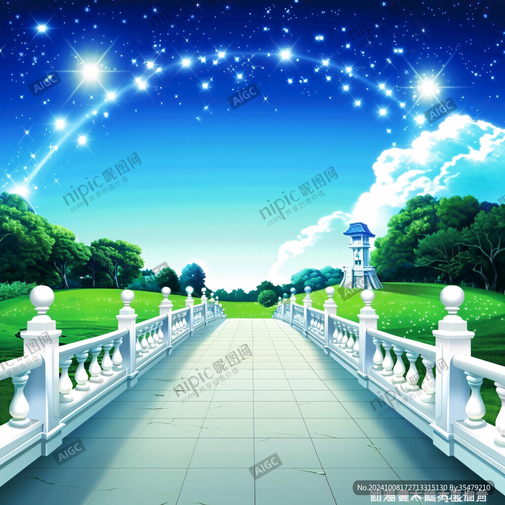 未來(lái)之星星光大道背景
