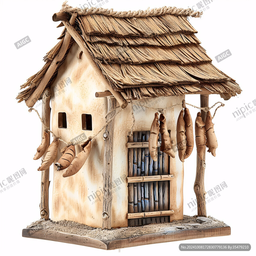 原始人屋屋部件