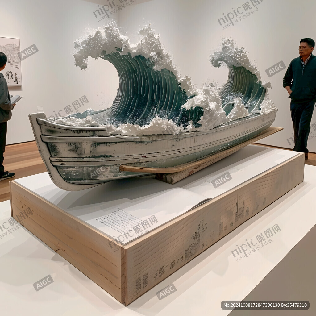宋代海船縱剖面模型