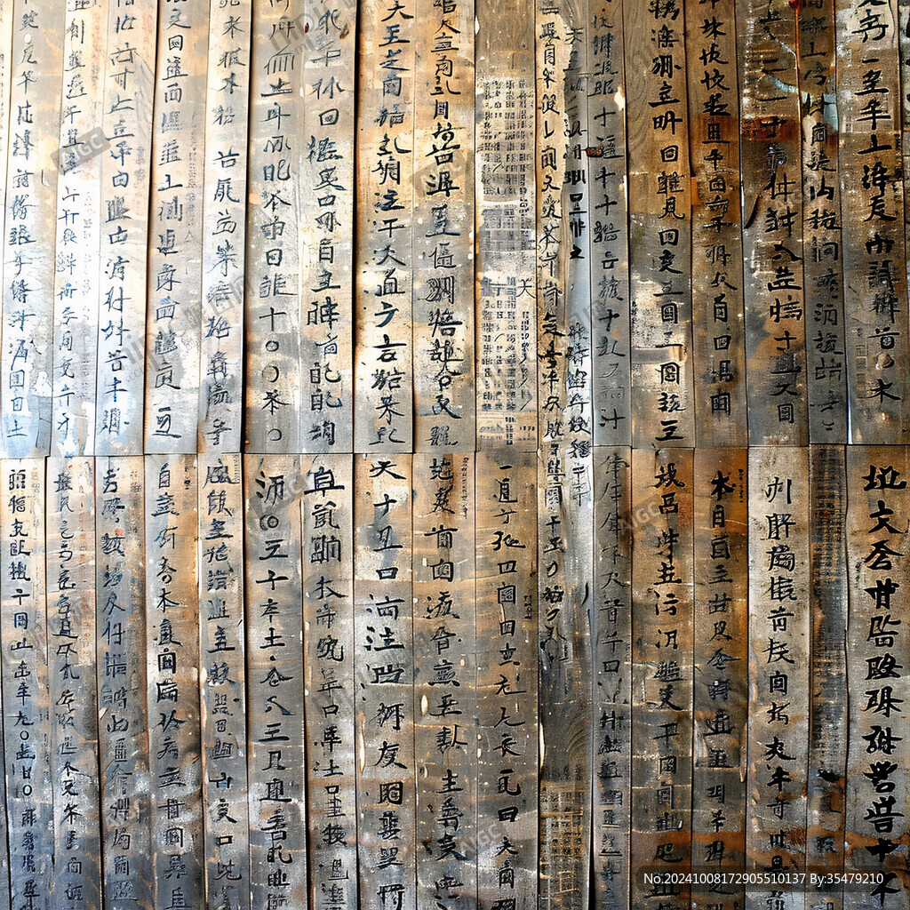 竹簡石刻