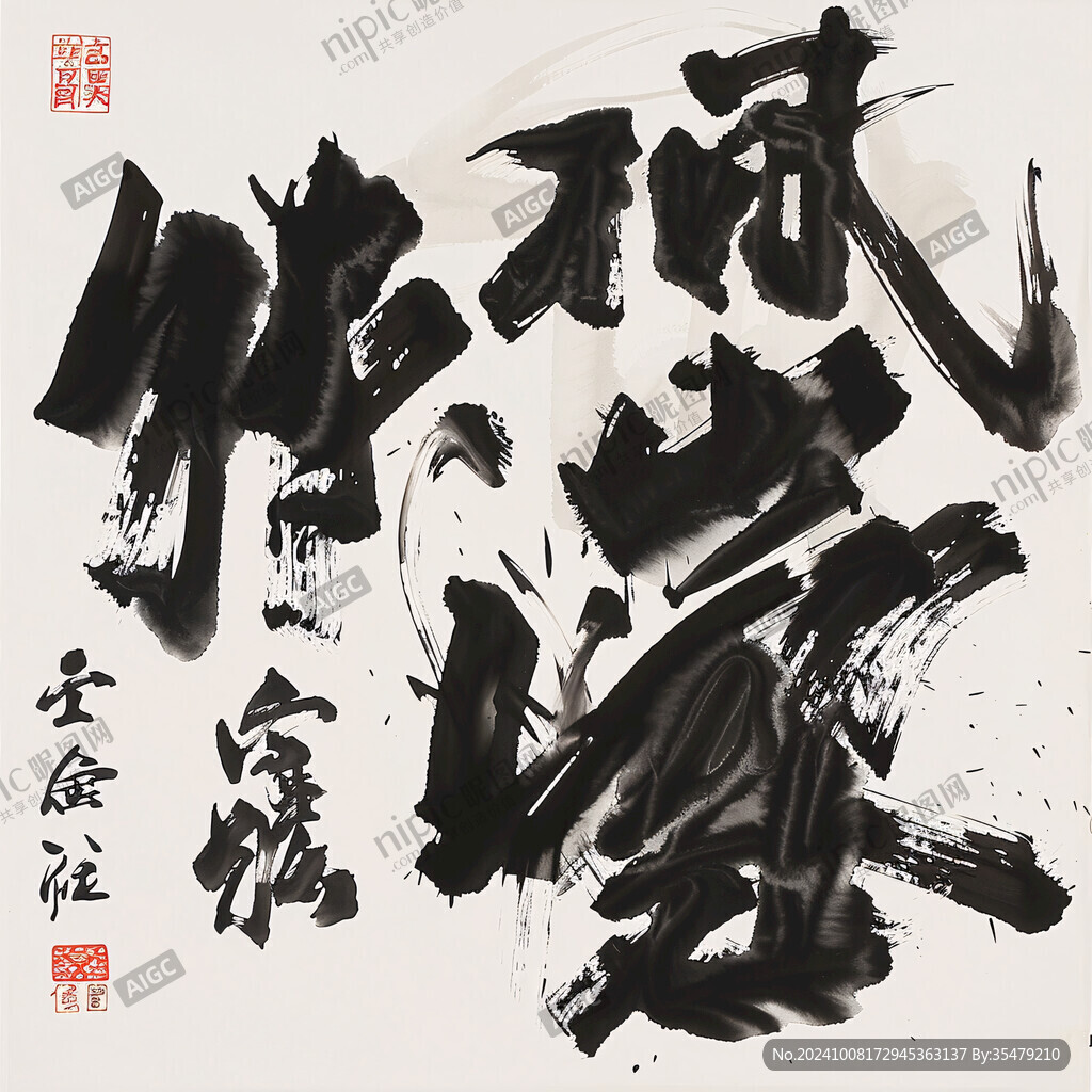墨韻揮灑 筆走龍蛇