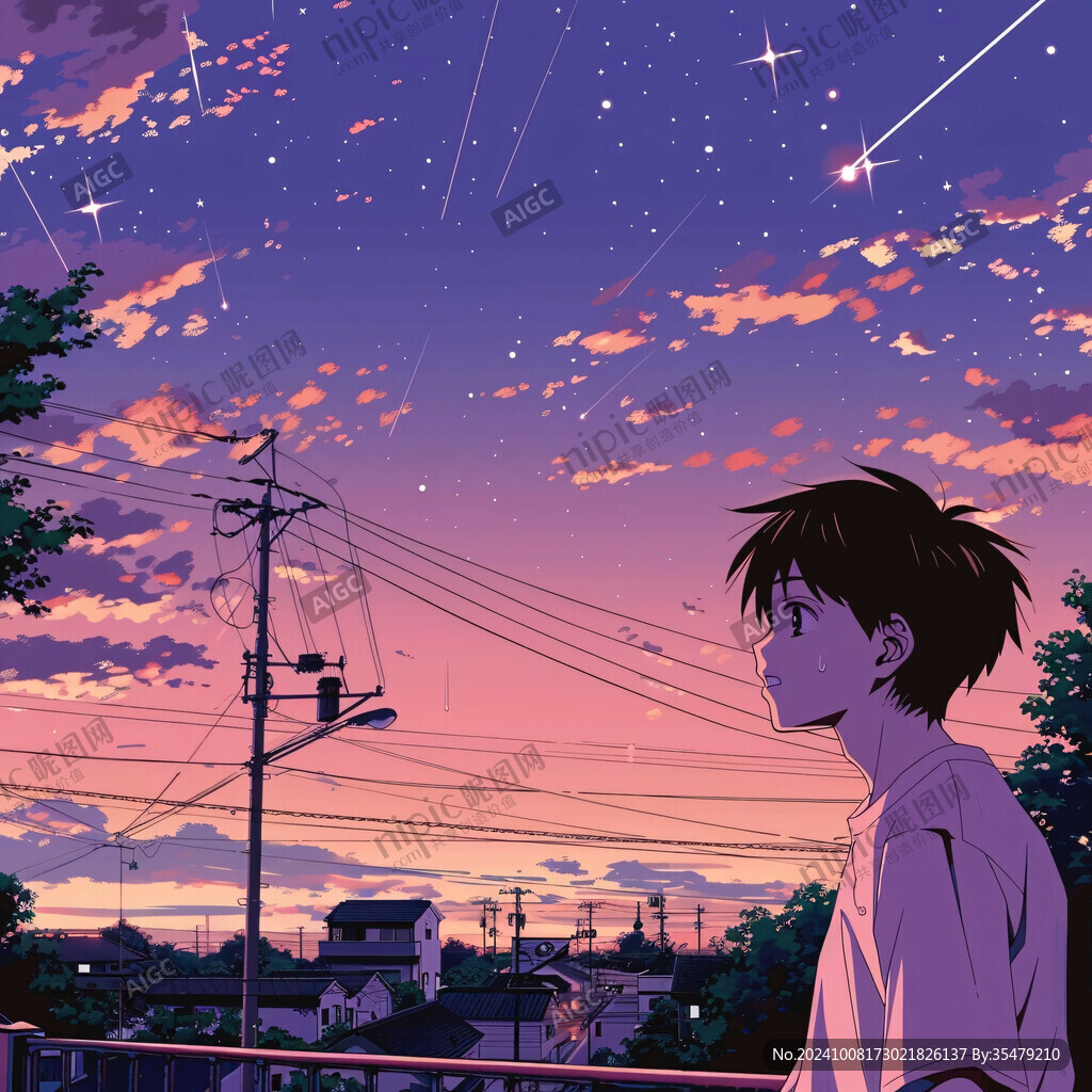 星空下的少年