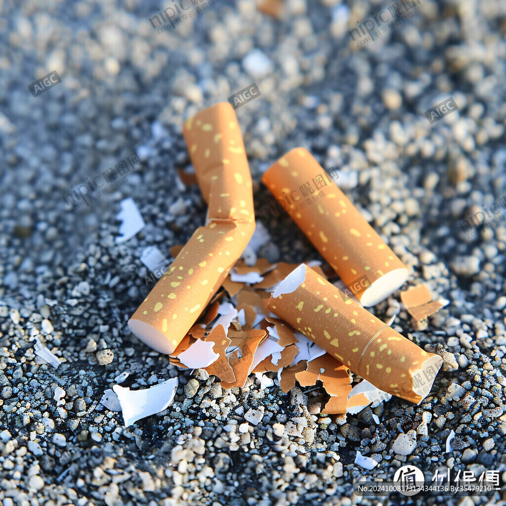 煙蒂 文明的 反面教材