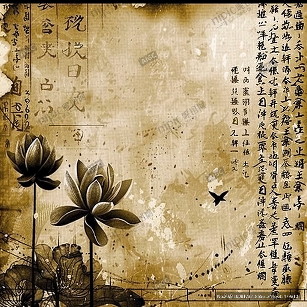 水墨荷花 古韻悠長