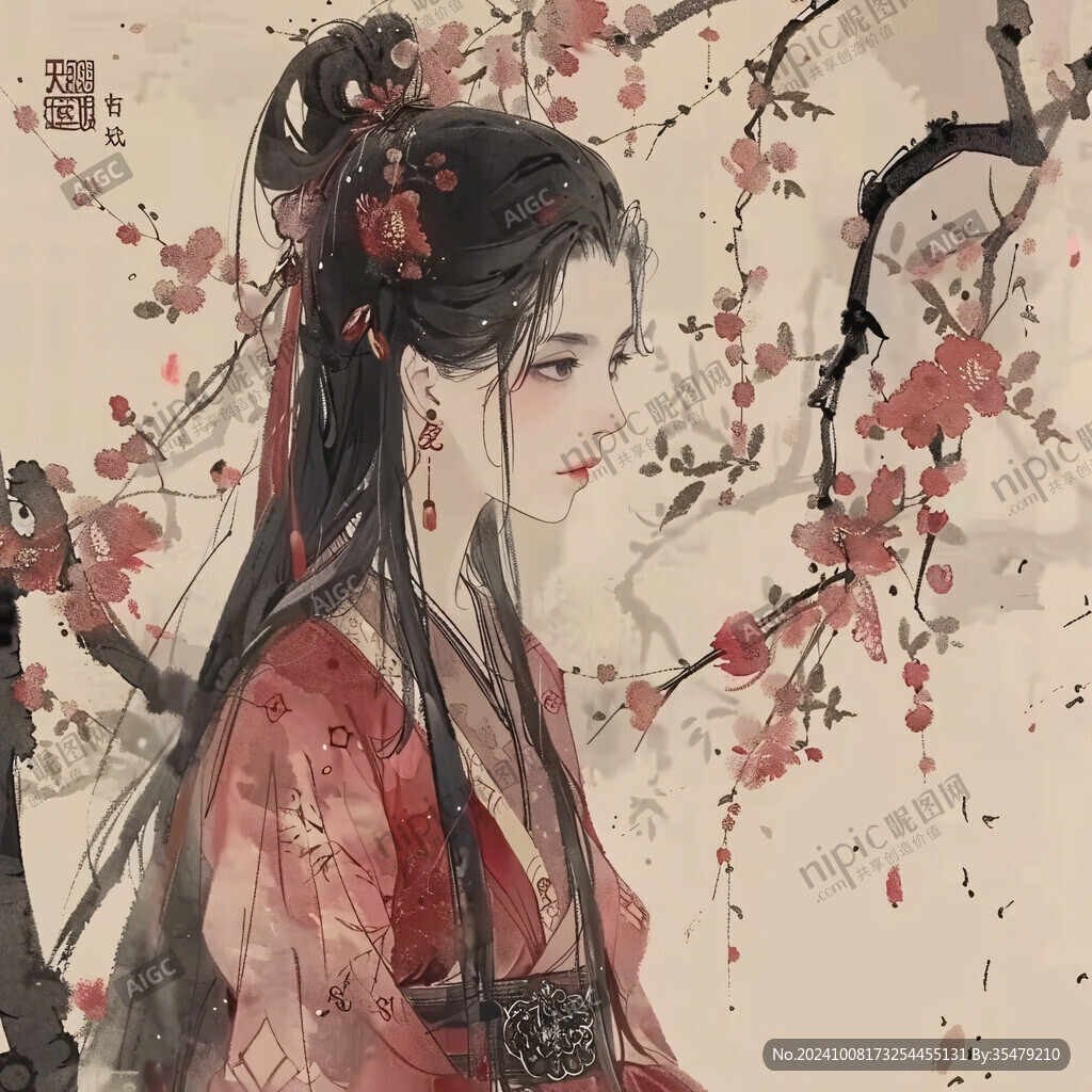 春風(fēng)拂面 少女如畫(huà)