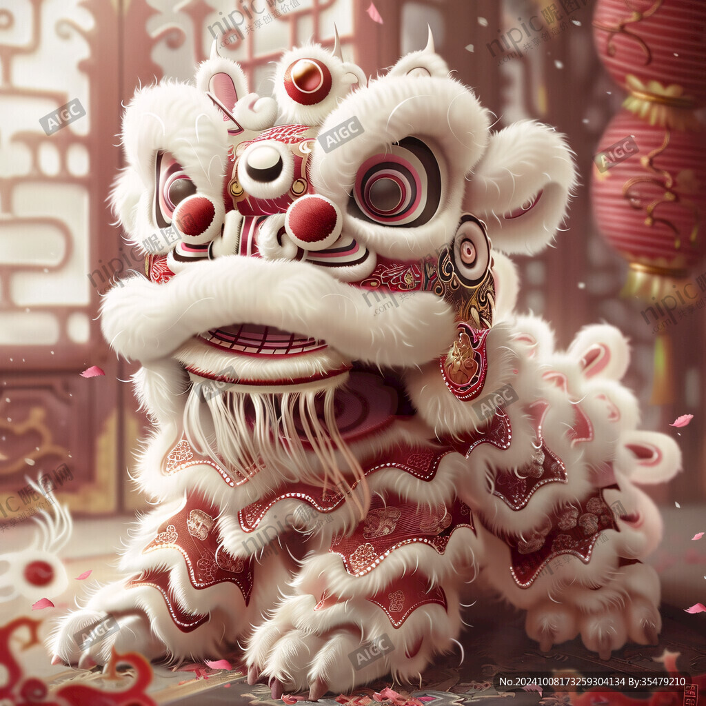 萌萌噠舞獅 喜迎新年