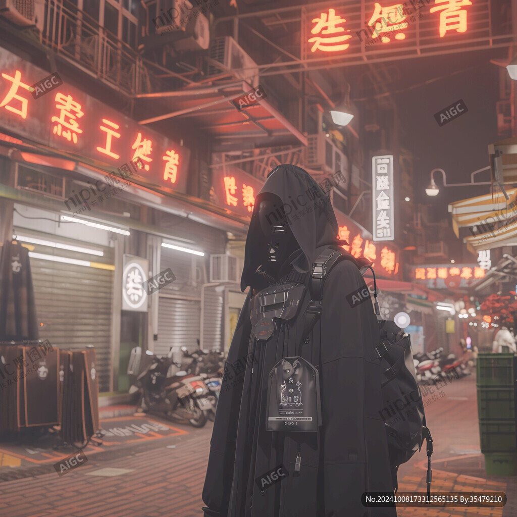夜色迷離 街頭暗影
