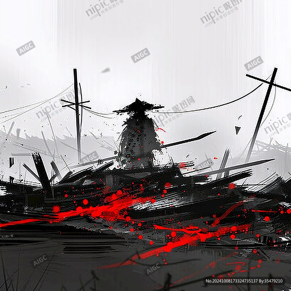 武士 絕境 血染戰袍