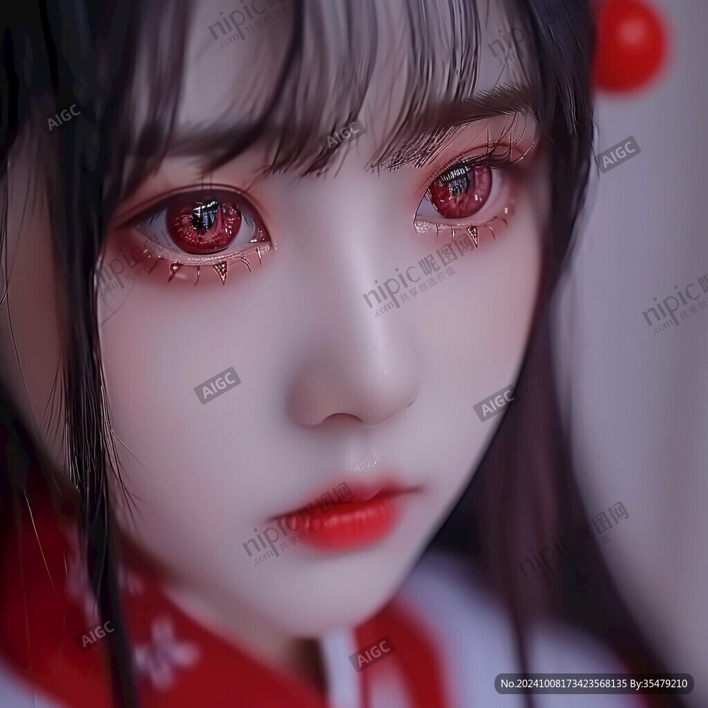 紅眸少女 冬日暖陽