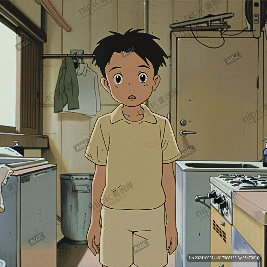 少年驚恐的眼神