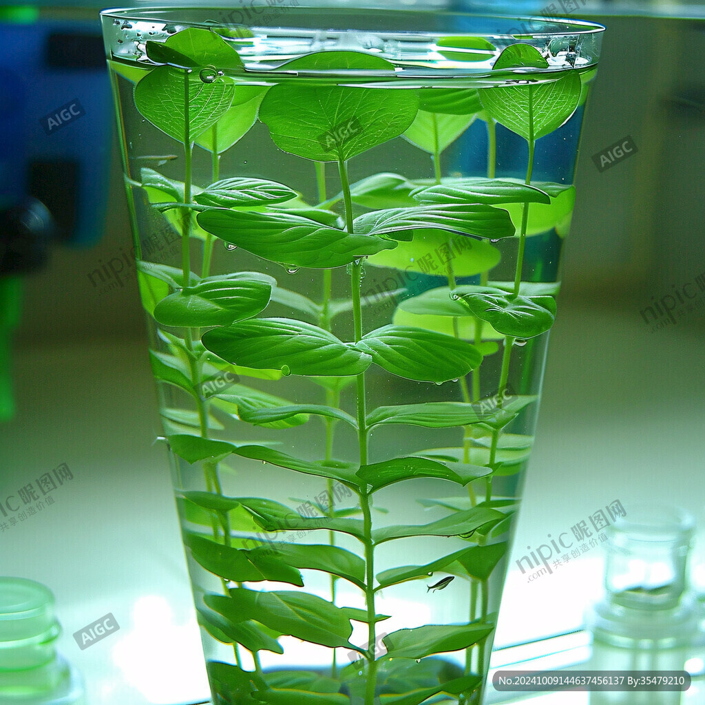 水培植物 生機盎然