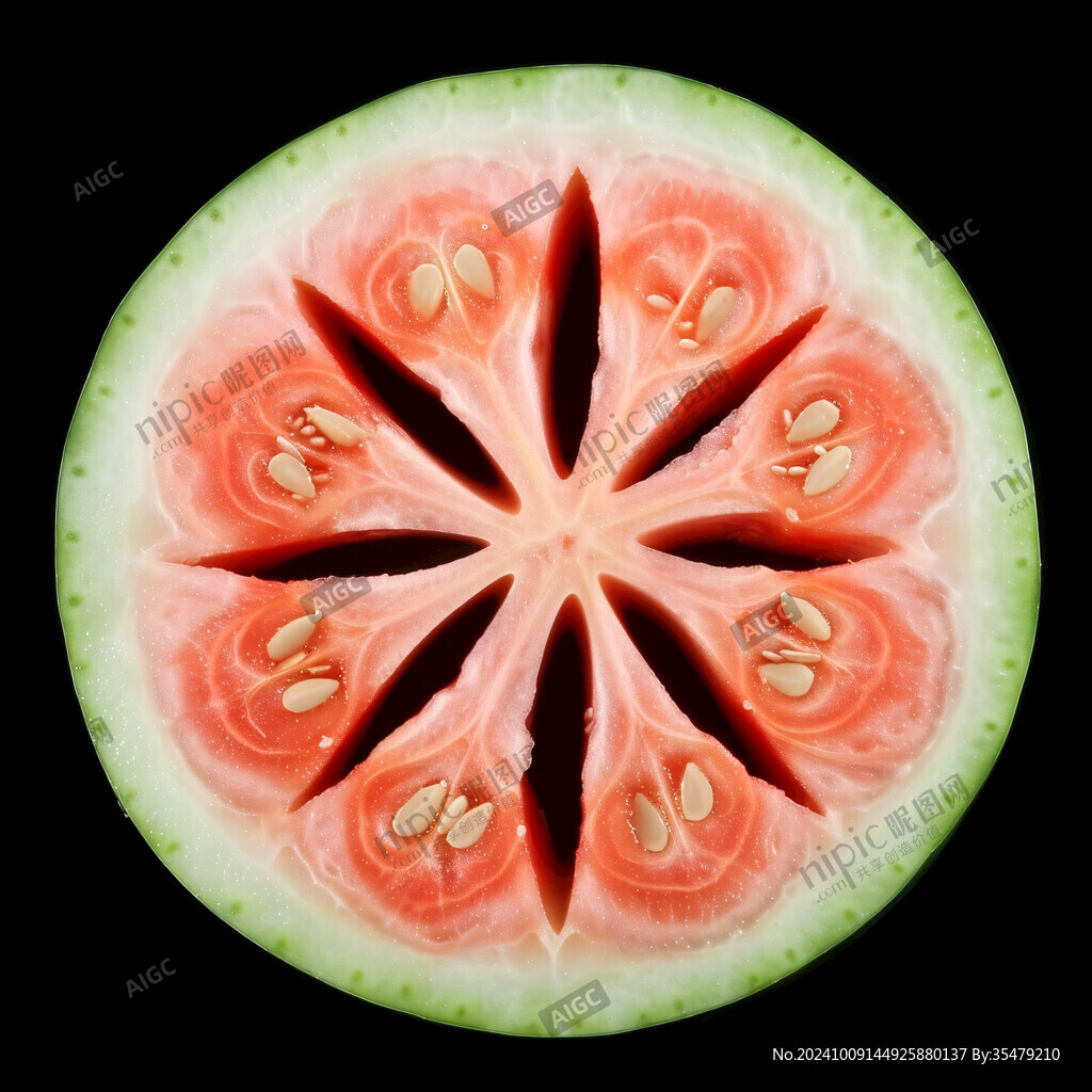 西瓜的藝術切法