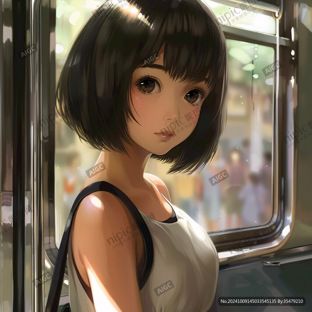 車窗外的風景 她的目光溫柔