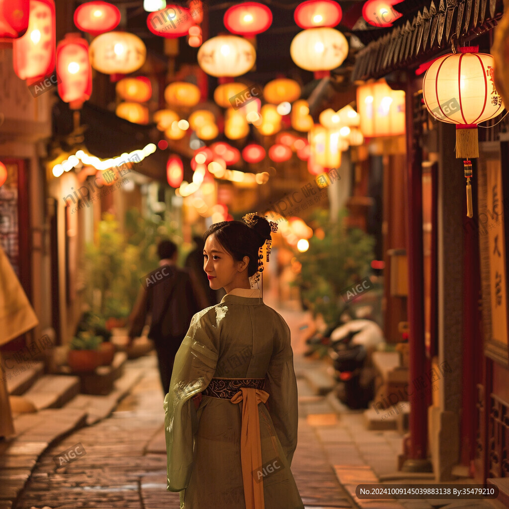 古韻燈籠 夜色闌珊
