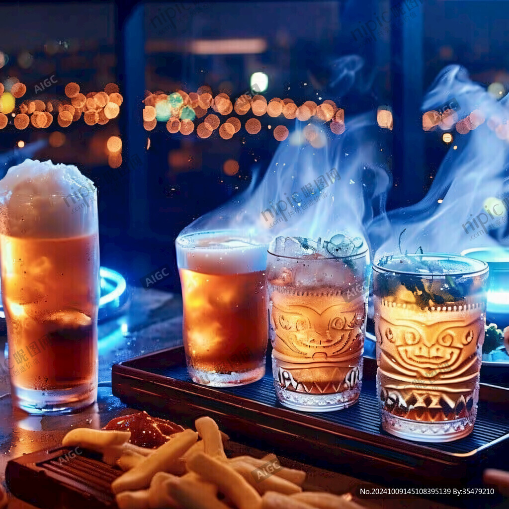 夜色迷人 酒香四溢