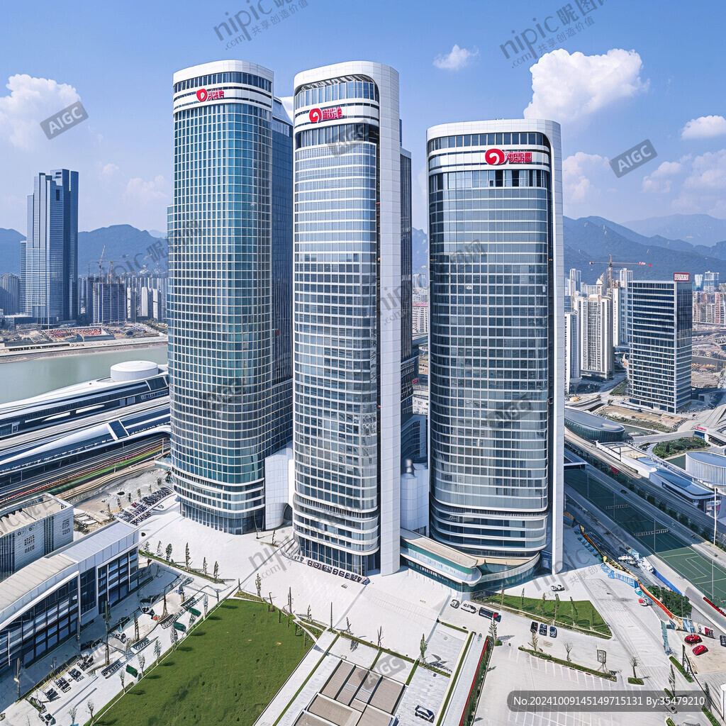 三座高樓 城市新地標(biāo)