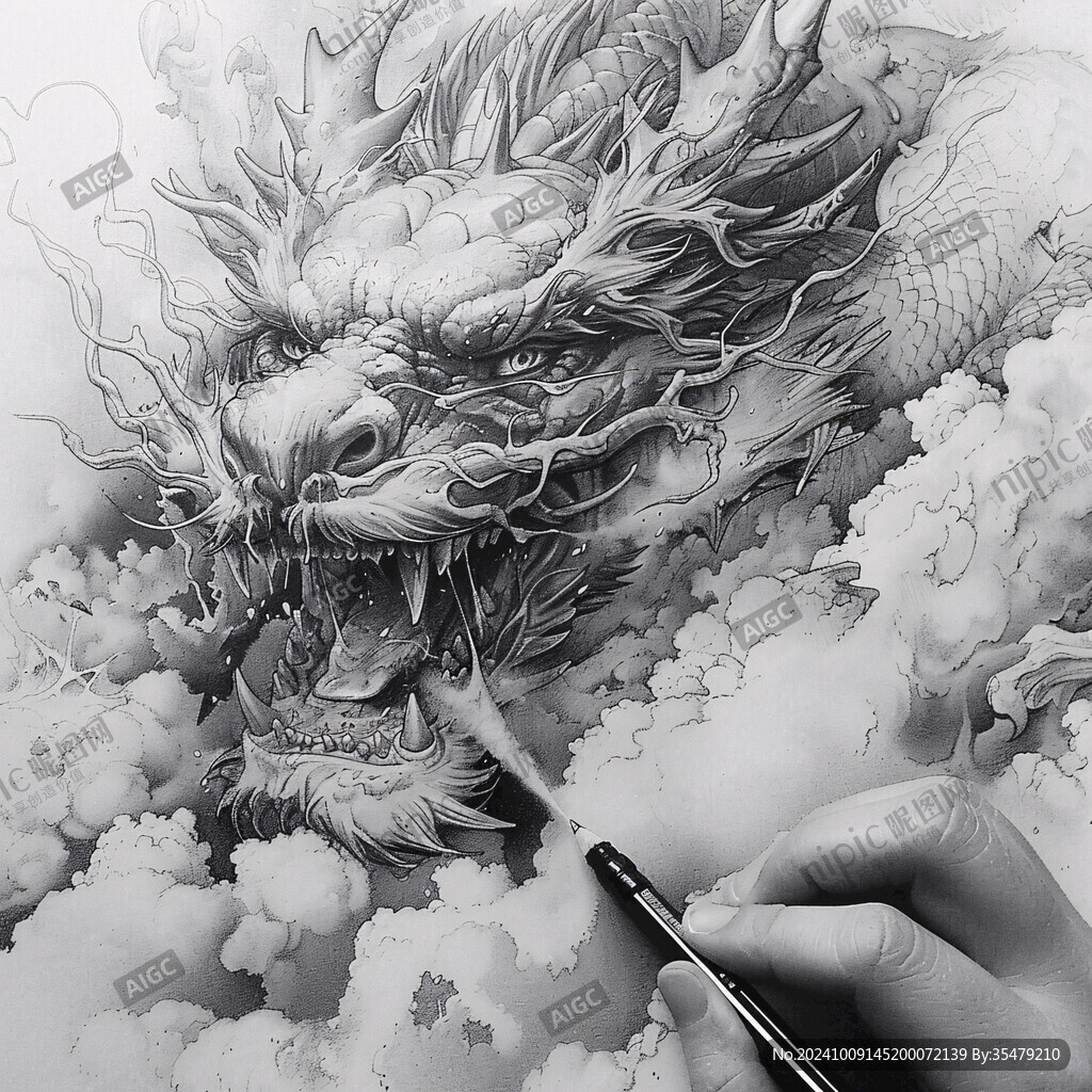 神龍現(xiàn)世 筆尖生輝