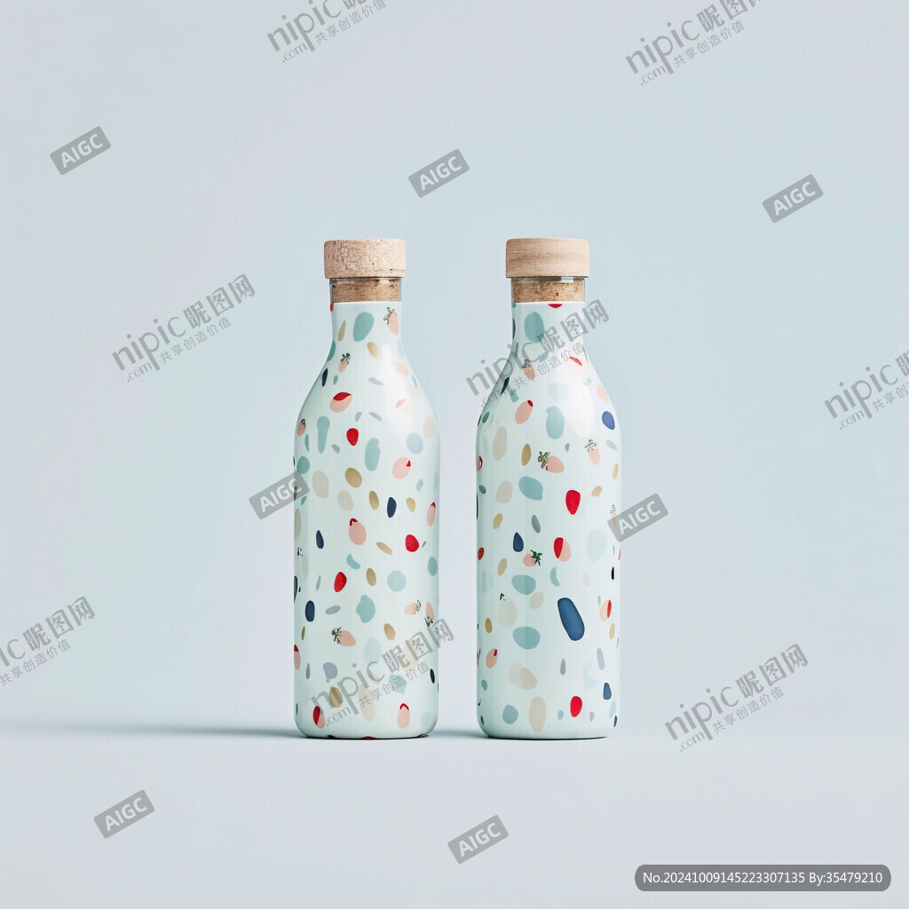 清新簡(jiǎn)約 石紋玻璃瓶