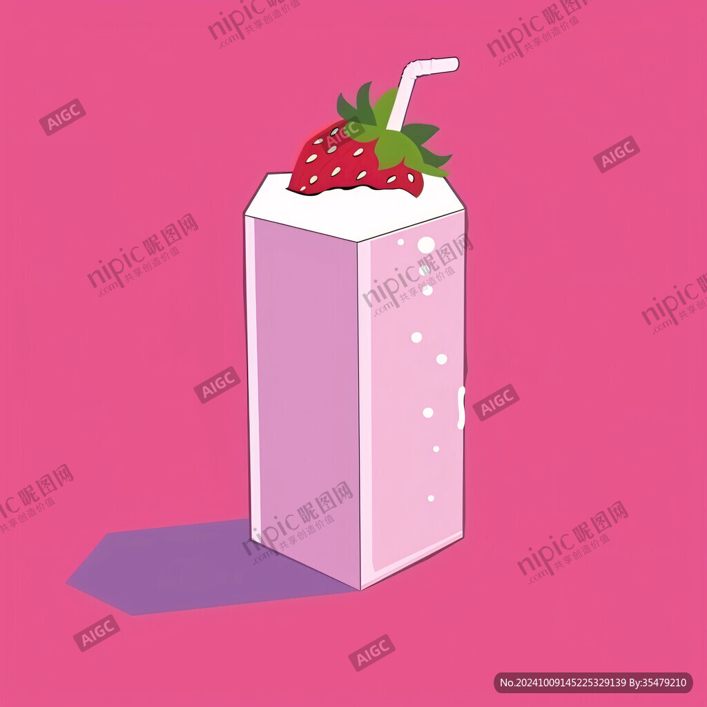 草莓奶昔 甜蜜夏日