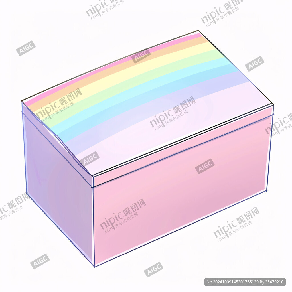 彩虹夢幻收納盒