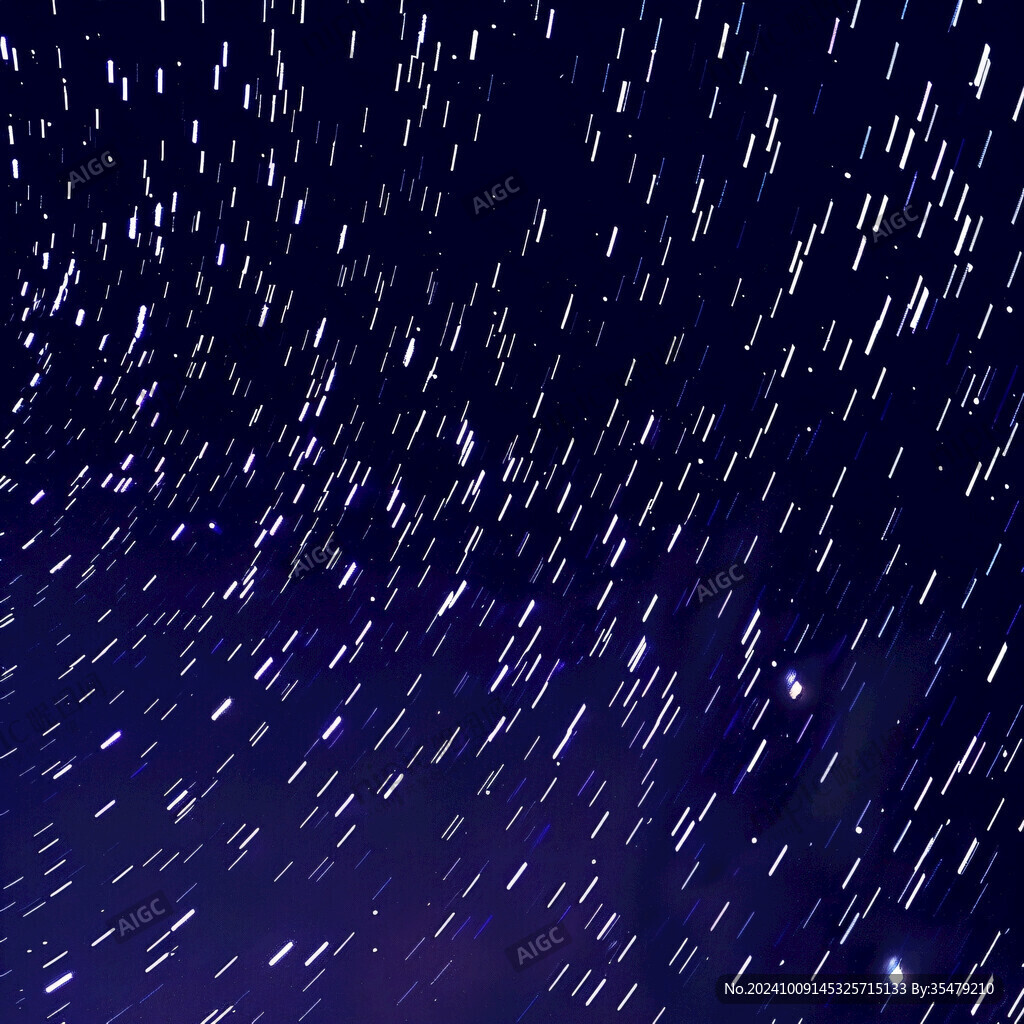 夜空流星雨