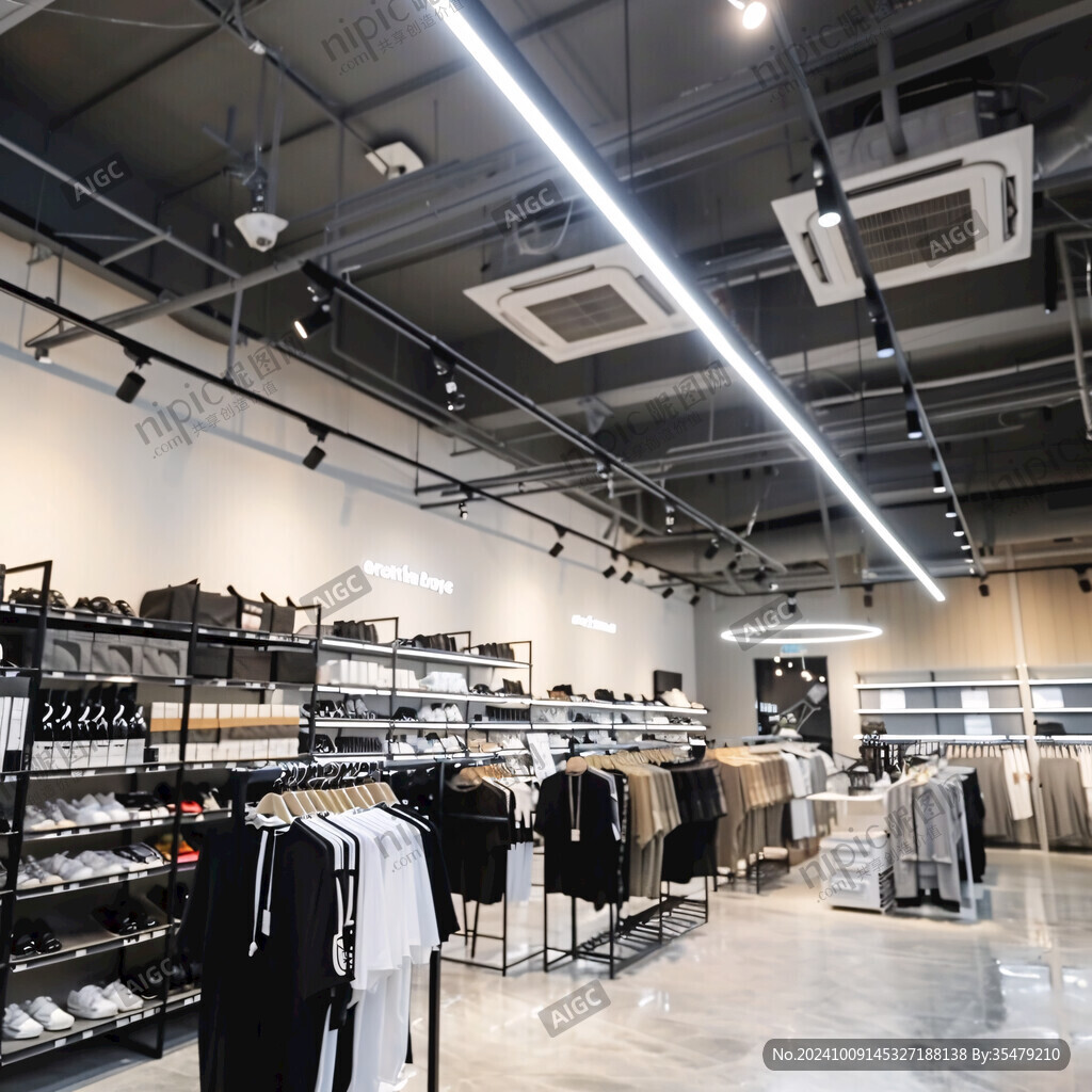 極簡(jiǎn)風(fēng)格服飾店
