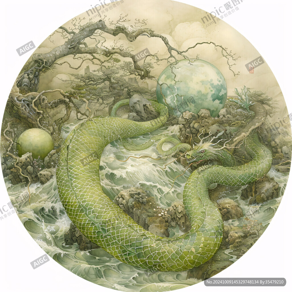 盤龍護(hù)世 滄海桑田