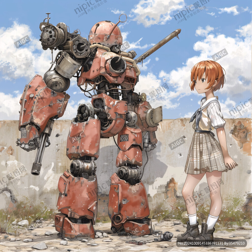 少女與巨型機甲