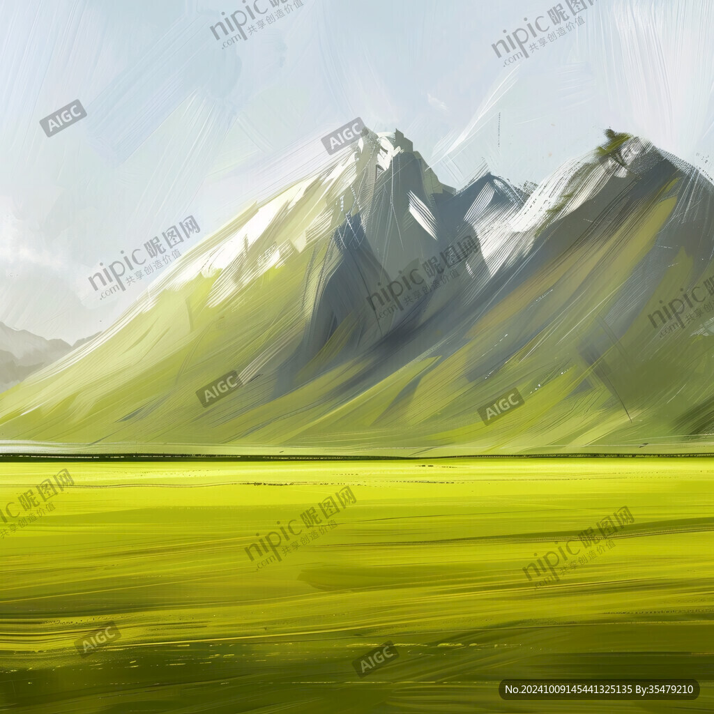 山巒疊嶂 綠草如茵