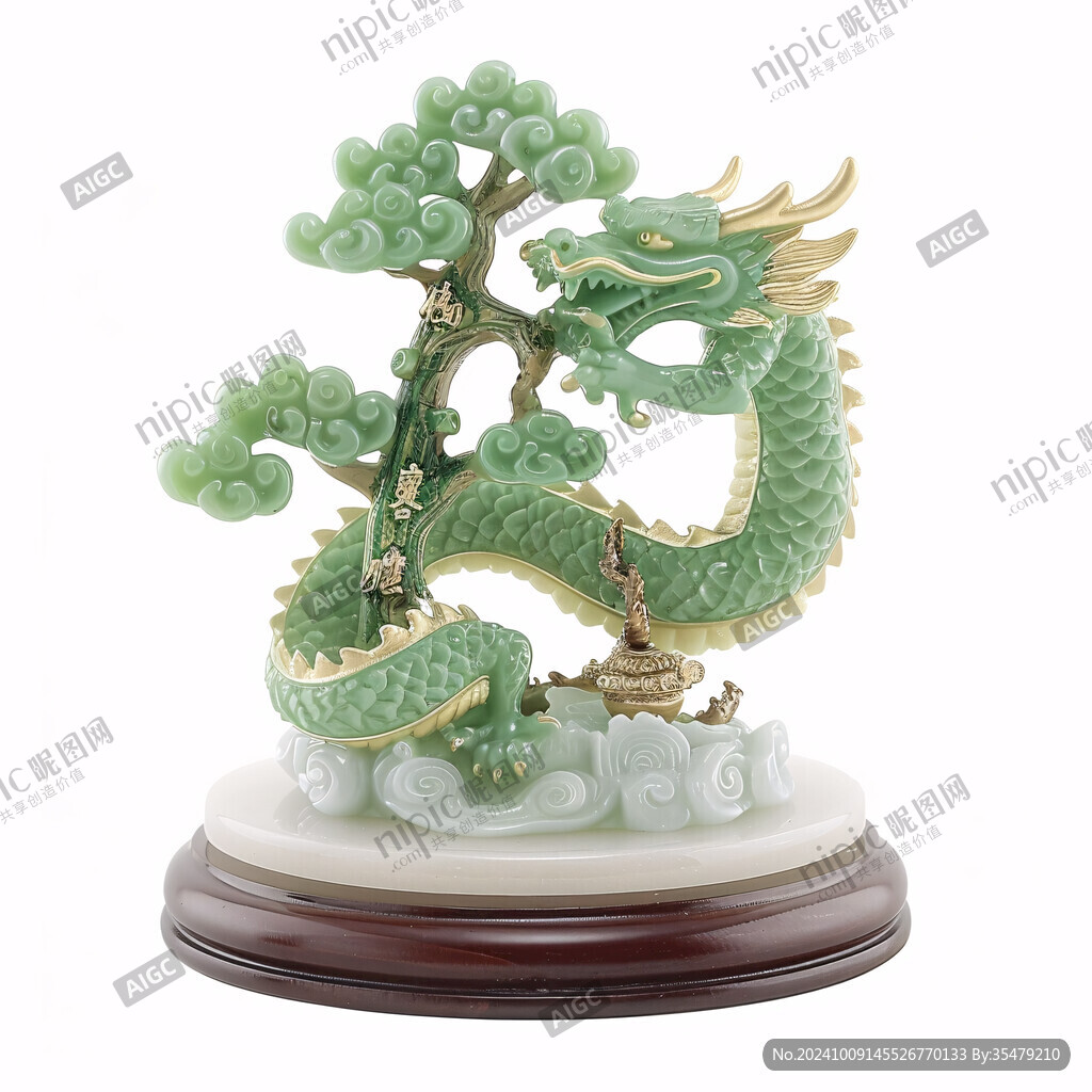 玉龍盤旋 祥瑞滿堂