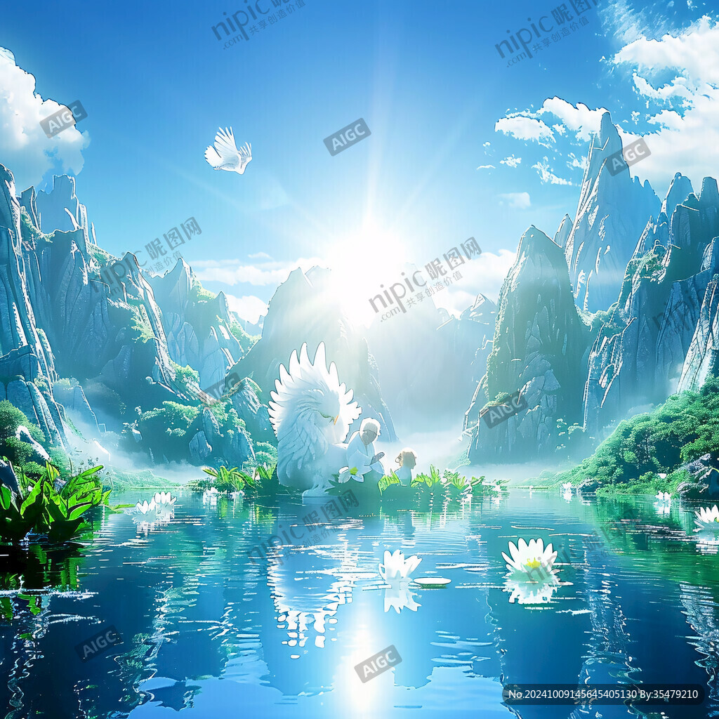 夢幻仙境 白鳥靜謐