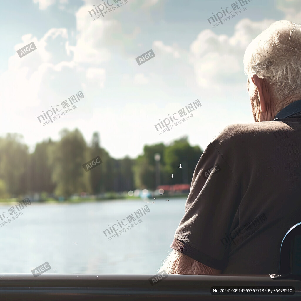 暮色下的靜謐思考