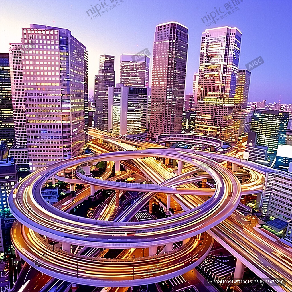 東京夜景 光影交織