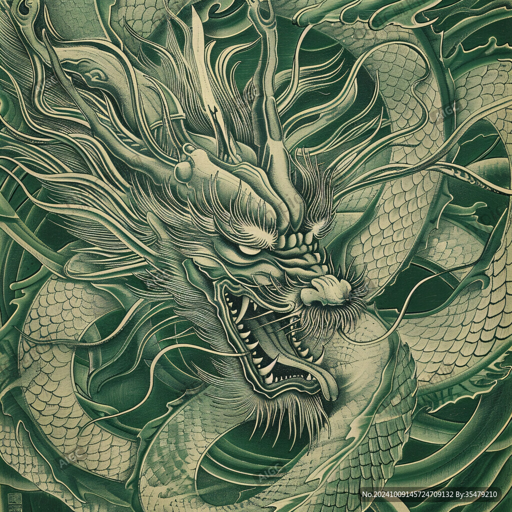 怒目金剛 龍威凜然