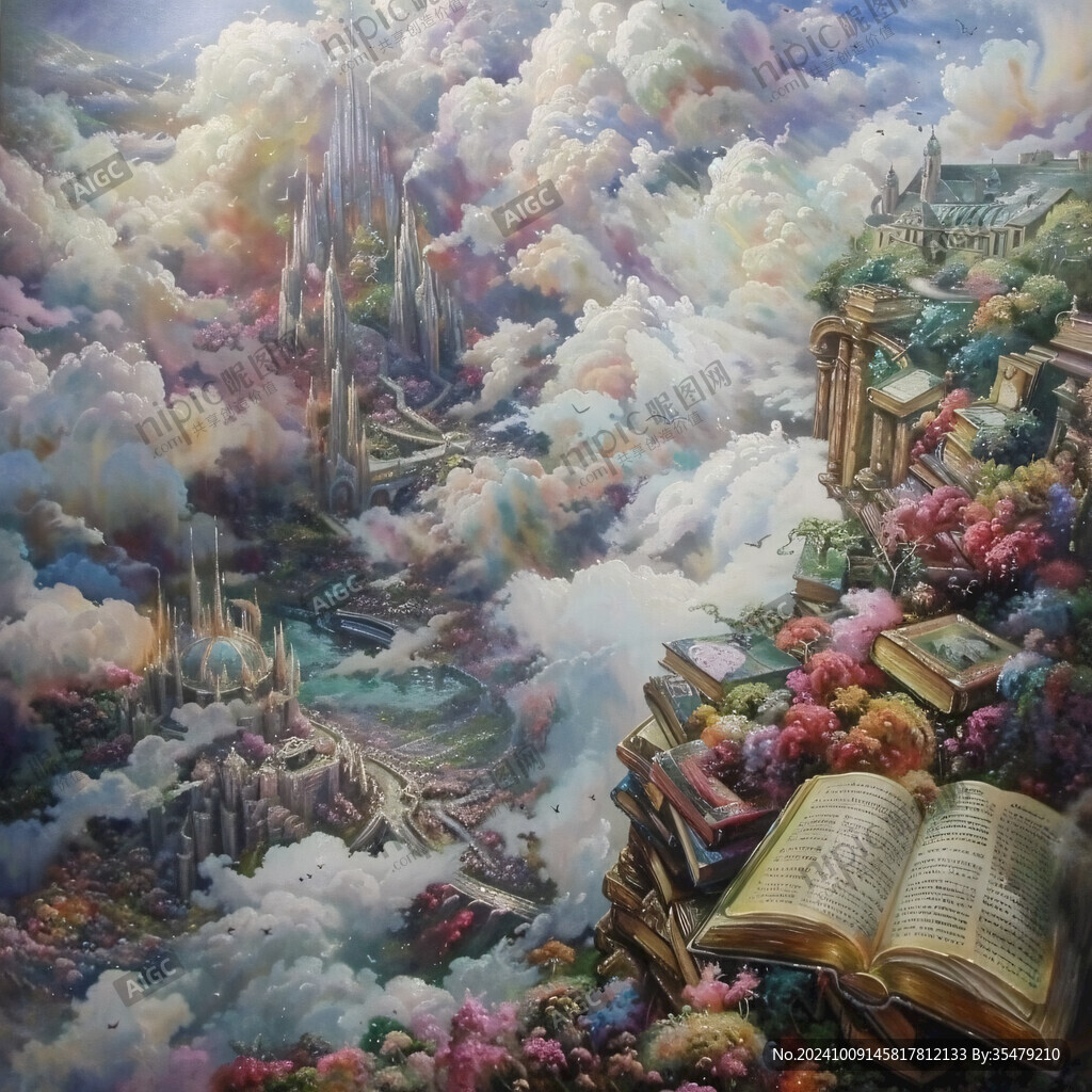 夢(mèng)幻書城 云端奇景