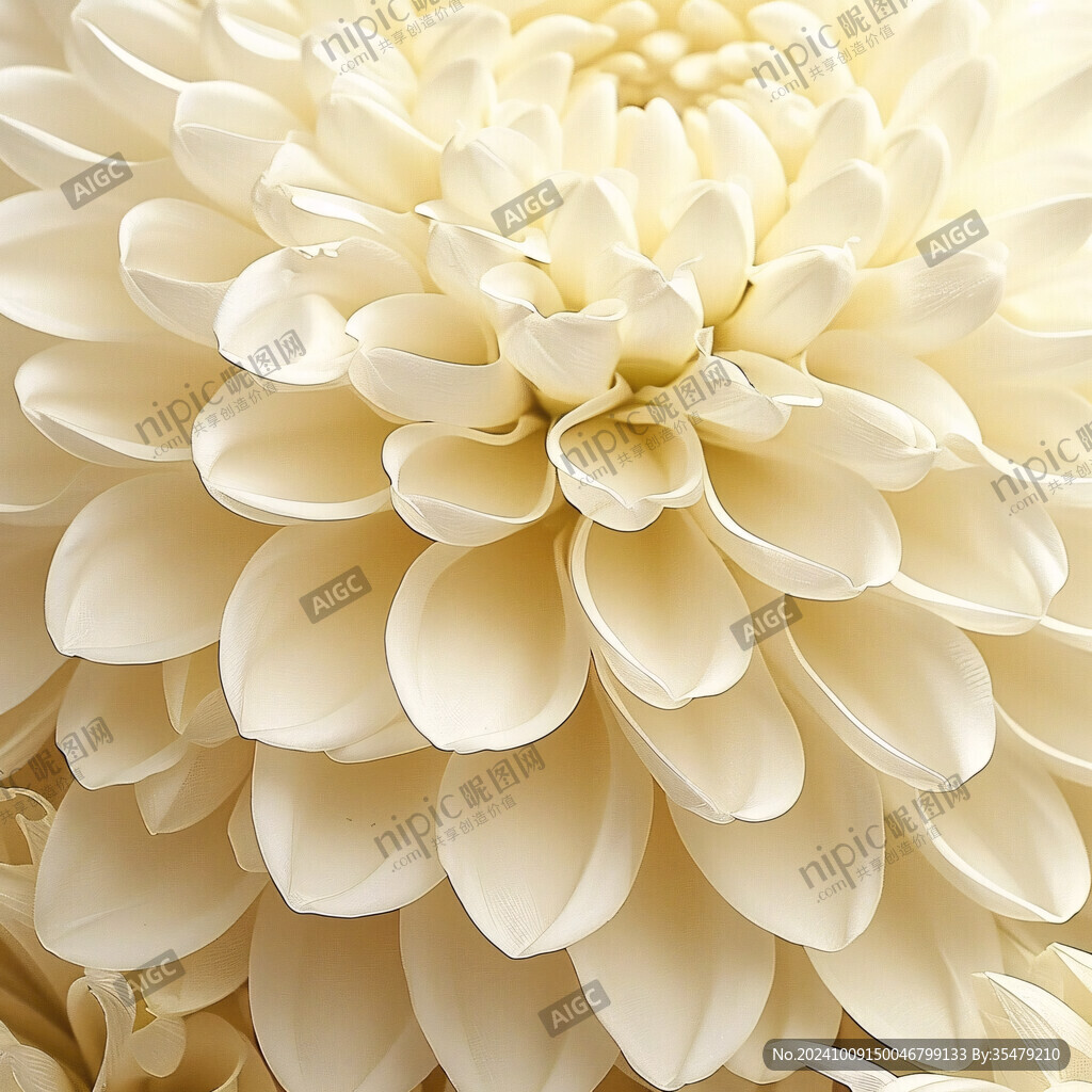白菊花瓣的細膩之美