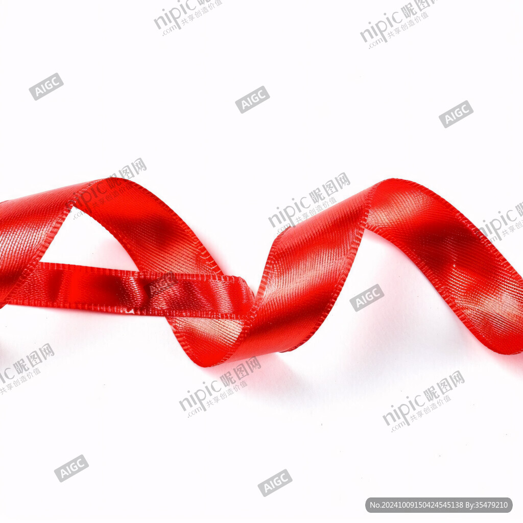 紅色絲帶 優(yōu)雅簡(jiǎn)約