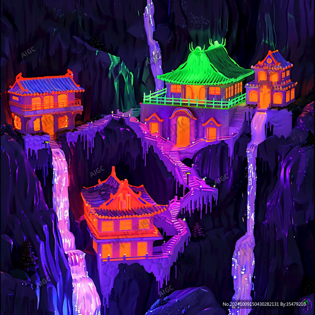 山間仙境 夢幻之光
