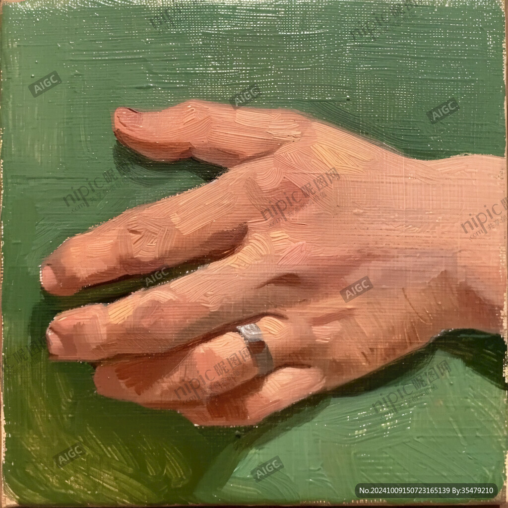 手部特寫插畫