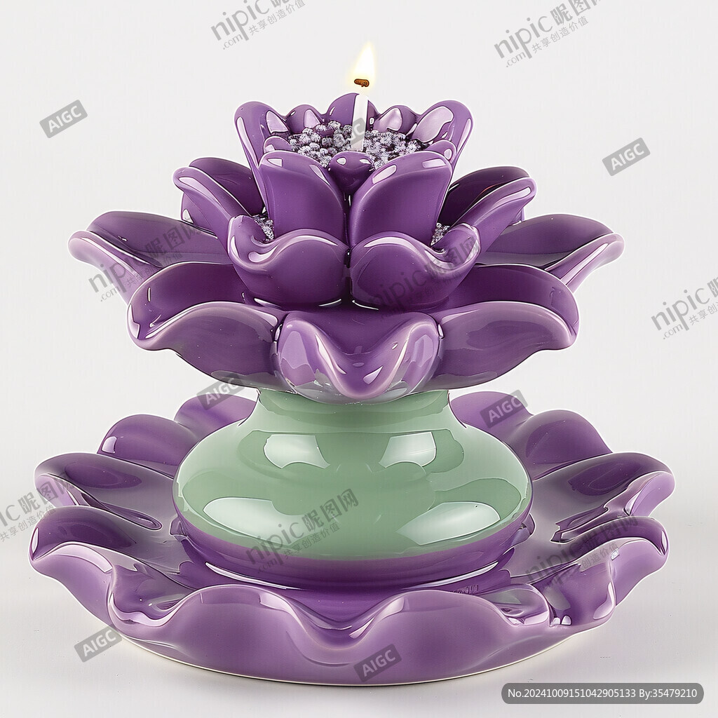 蓮花座蠟燭