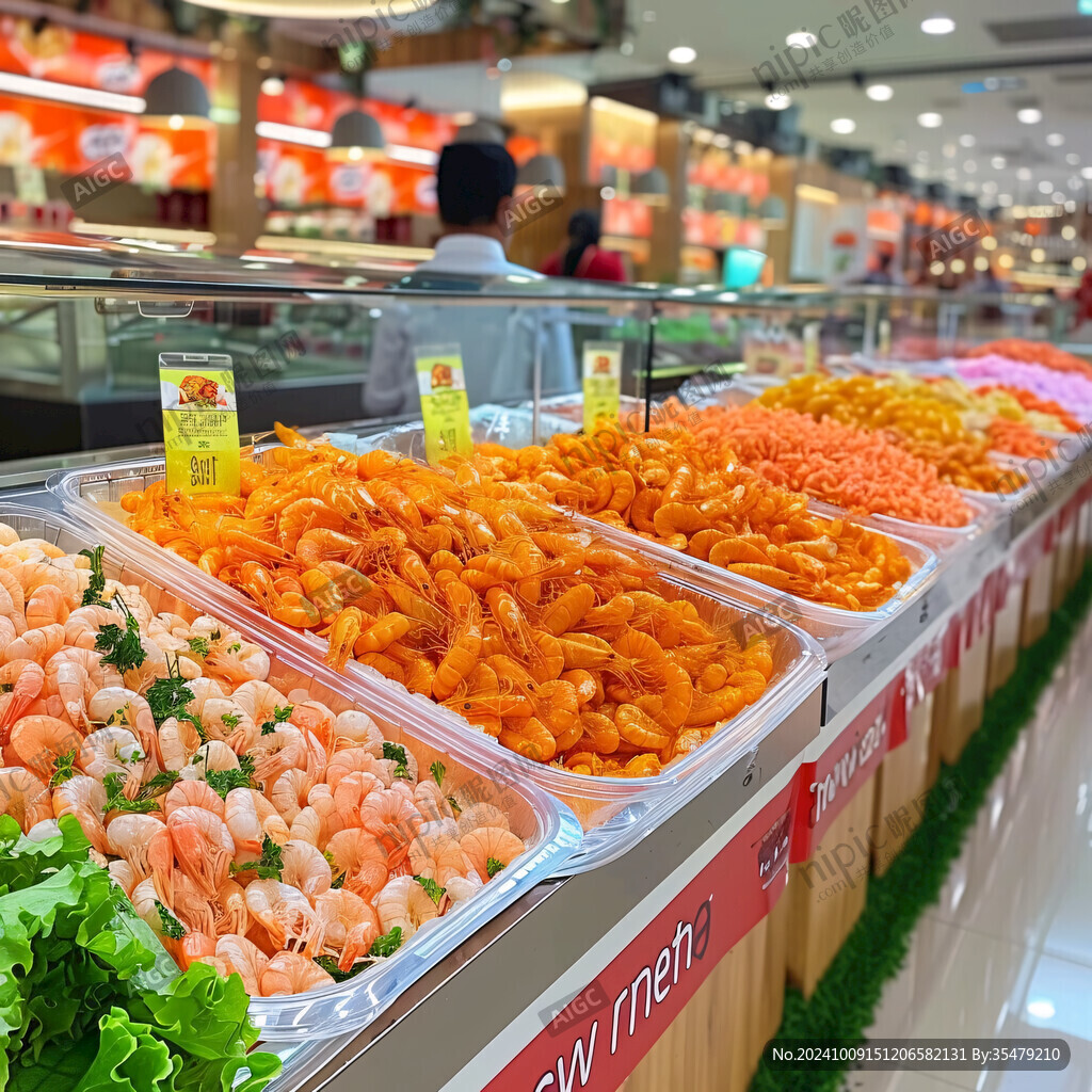 超市內景賣場超市