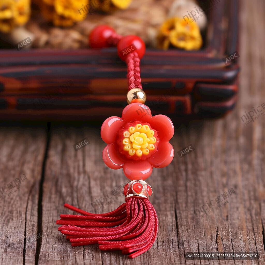 紅珊瑚掛件
